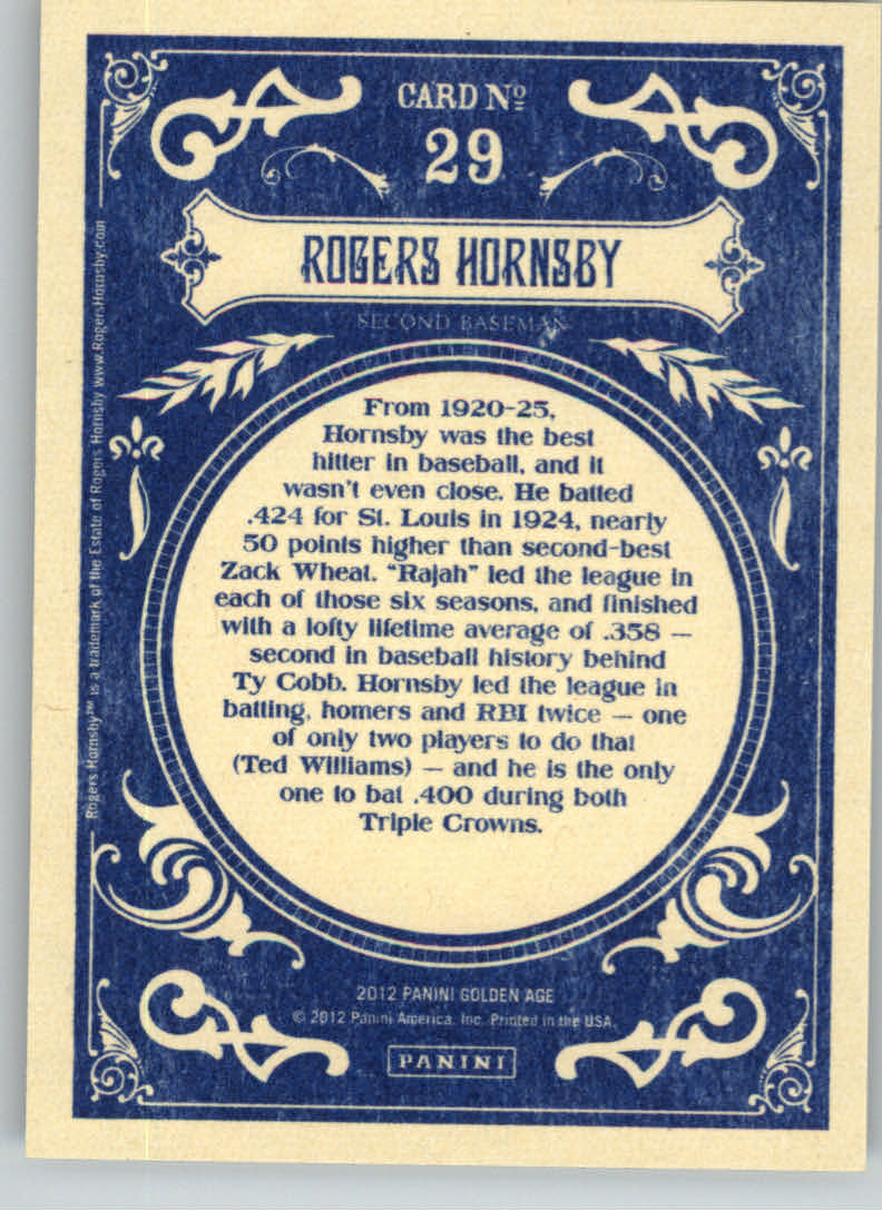 2012 Panini Golden Age Trading Card Pick - Picture 59 of 295