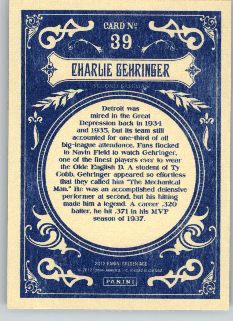 2012 Panini Golden Age Trading Card Pick - Picture 79 of 295