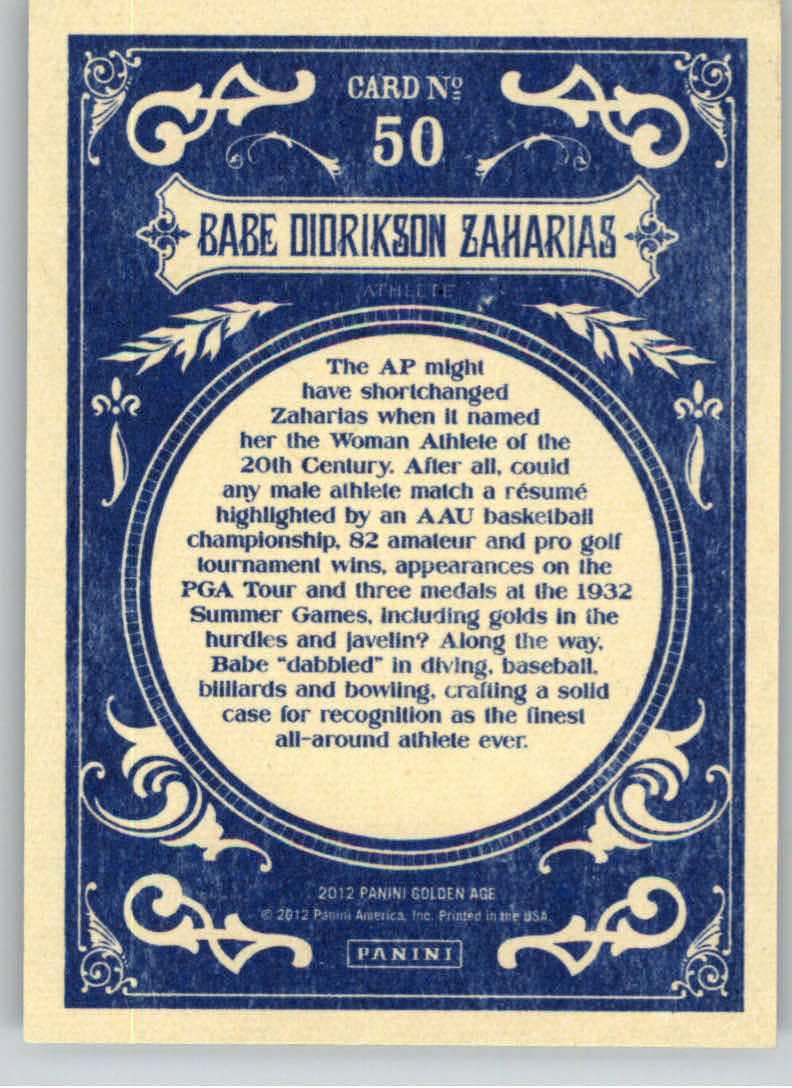 2012 Panini Golden Age Trading Card Pick - Picture 101 of 295