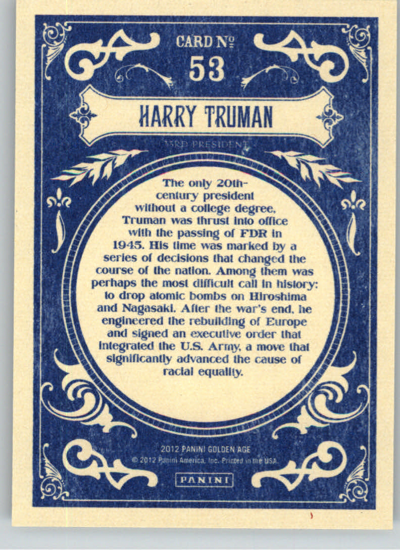 2012 Panini Golden Age Trading Card Pick - Picture 107 of 295