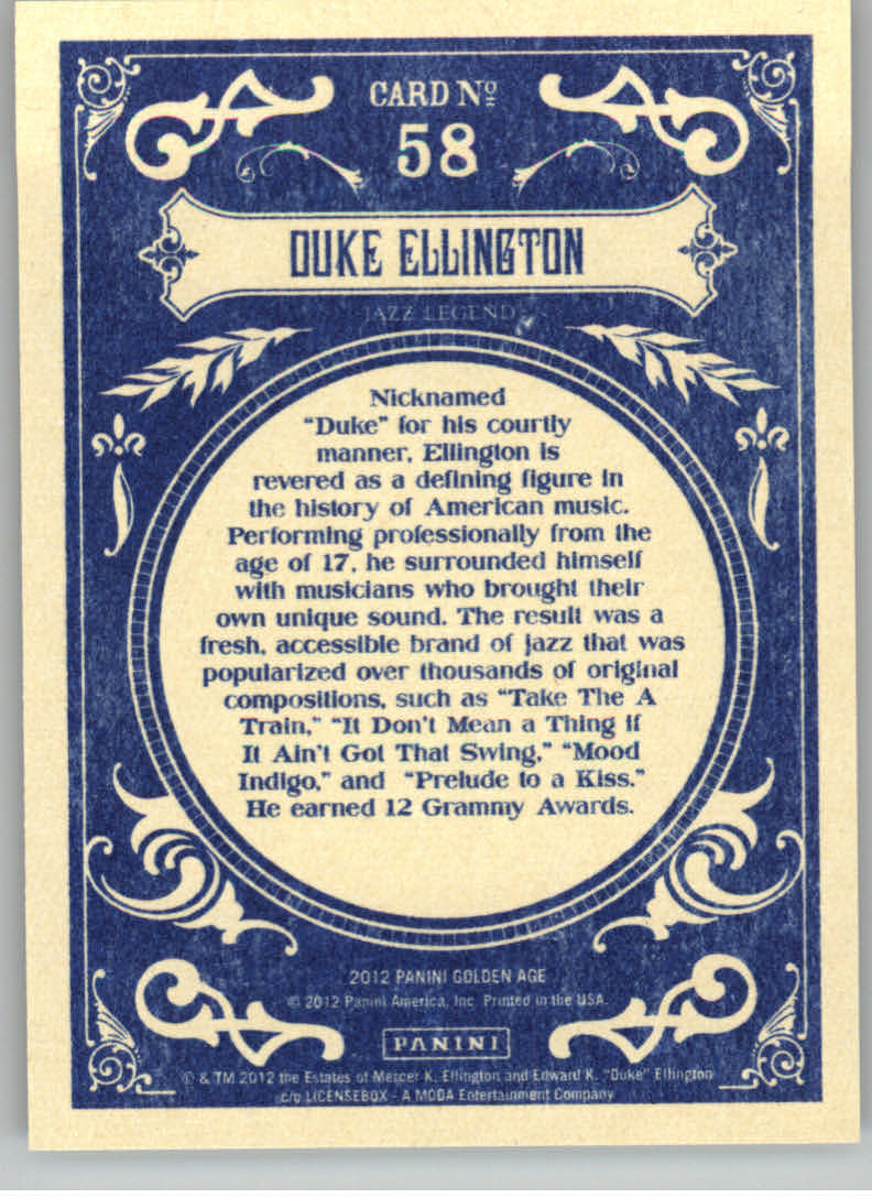 2012 Panini Golden Age Trading Card Pick - Picture 117 of 295