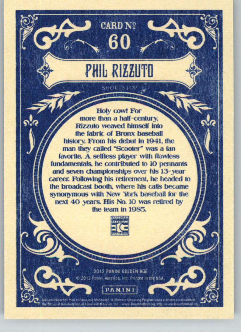 2012 Panini Golden Age Trading Card Pick - Picture 121 of 295