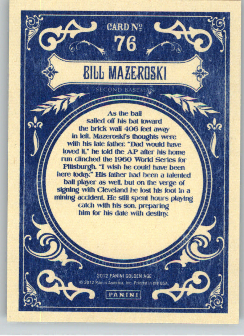 2012 Panini Golden Age Trading Card Pick - Picture 153 of 295