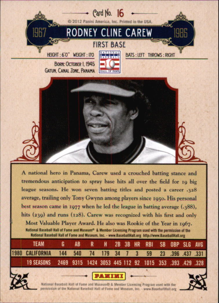 2012 Panini Cooperstown Crystal Collection RED You Pick - Picture 15 of 114