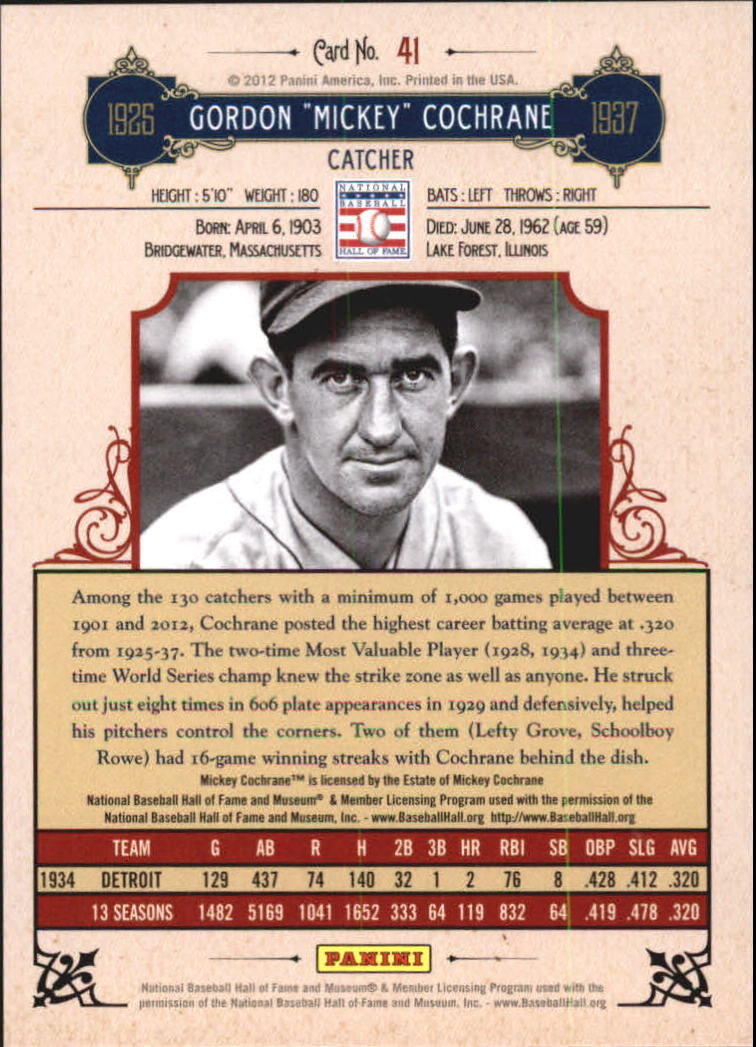 2012 Panini Cooperstown Crystal Collection RED You Pick - Picture 37 of 114