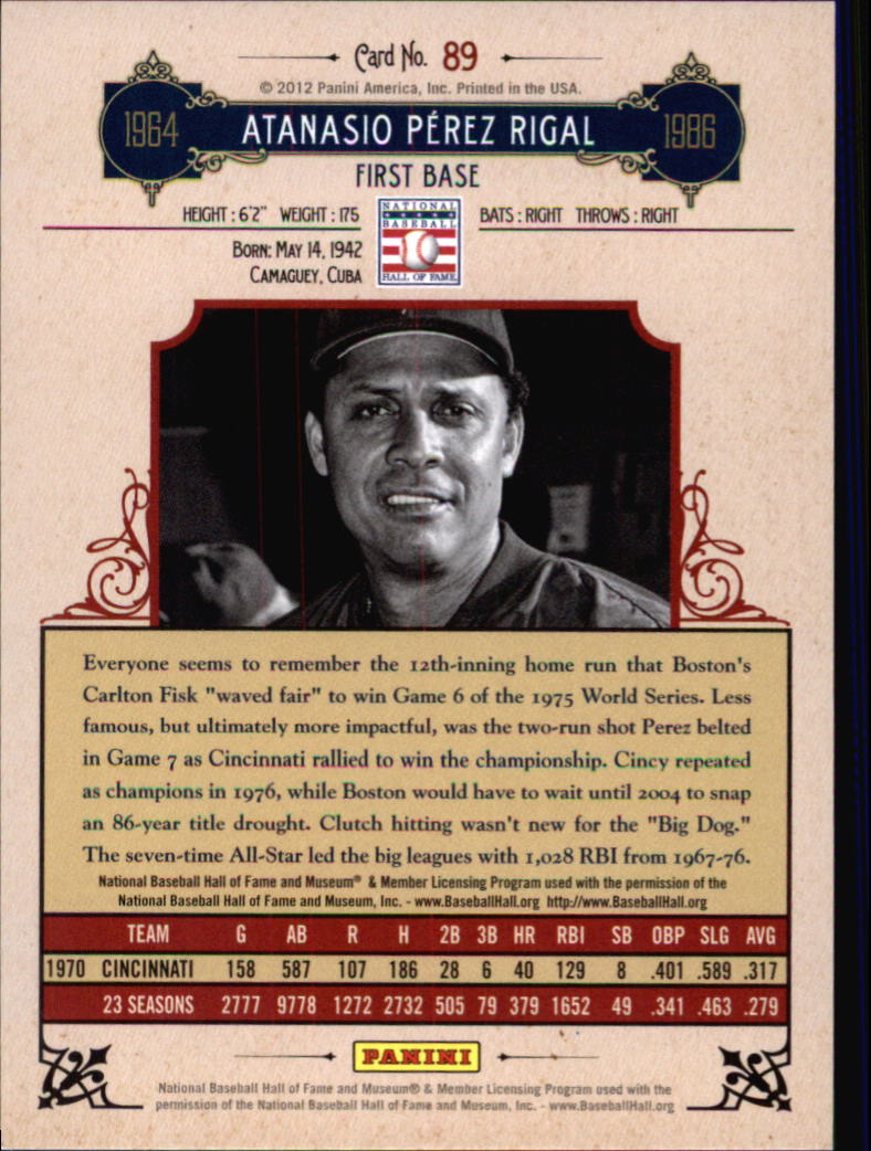 2012 Panini Cooperstown Crystal Collection RED You Pick - Picture 98 of 114