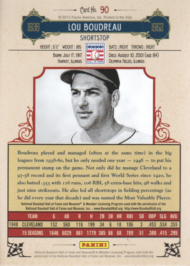 2012 Panini Cooperstown Crystal Collection RED You Pick - Picture 100 of 114