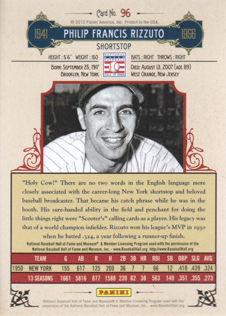 2012 Panini Cooperstown Crystal Collection RED You Pick - Picture 106 of 114