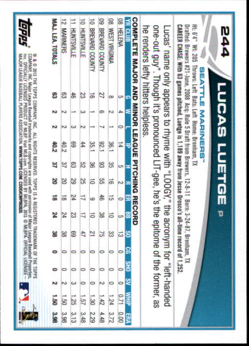2013 Topps Baseball Card Pick 217-450 - Picture 55 of 454