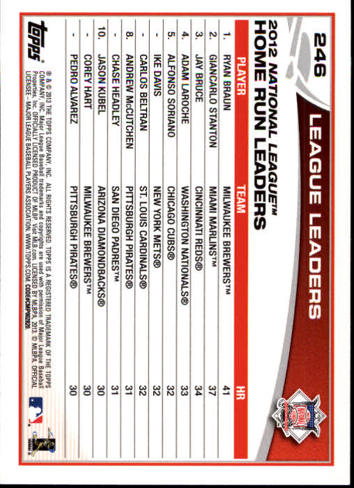 2013 Topps Baseball Card Pick 217-450 - Picture 59 of 454