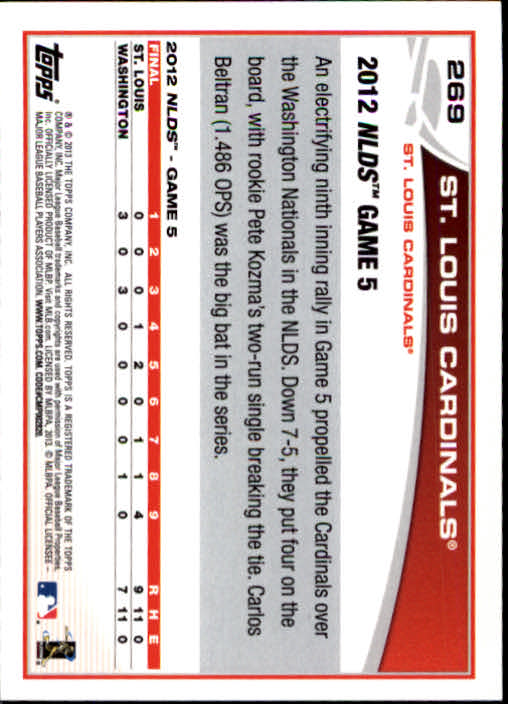 2013 Topps Baseball Card Pick 217-450 - Picture 105 of 454
