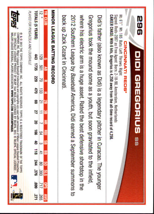 2013 Topps Baseball Card Pick 217-450 - Picture 157 of 454