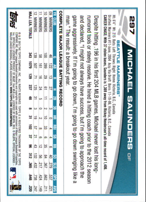 2013 Topps Baseball Card Pick 217-450 - Picture 159 of 454
