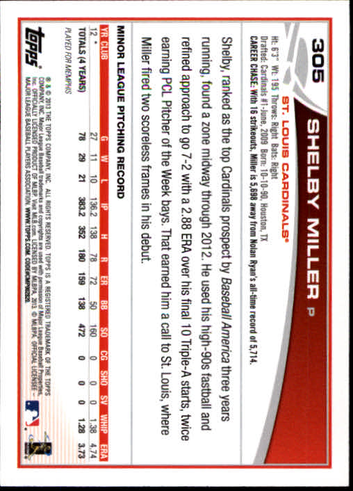 2013 Topps Baseball Card Pick 217-450 - Picture 175 of 454