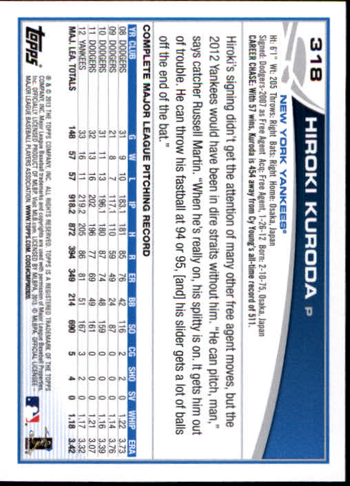2013 Topps Baseball Card Pick 217-450 - Picture 199 of 454