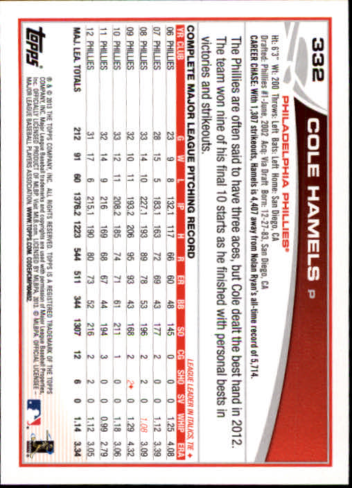 2013 Topps Baseball Card Pick 217-450 - Picture 226 of 454
