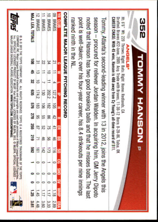 2013 Topps Baseball Card Pick 217-450 - Picture 265 of 454