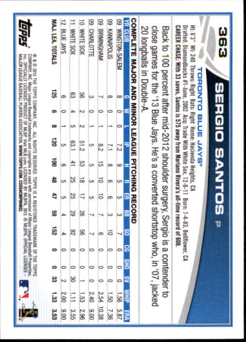 2013 Topps Baseball Card Pick 217-450 - Picture 284 of 454
