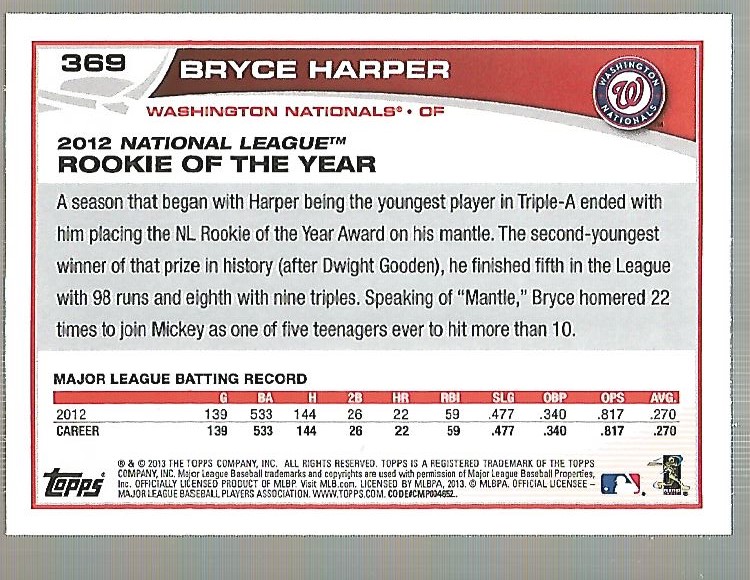 2013 Topps Baseball Card Pick 217-450 - Picture 296 of 454
