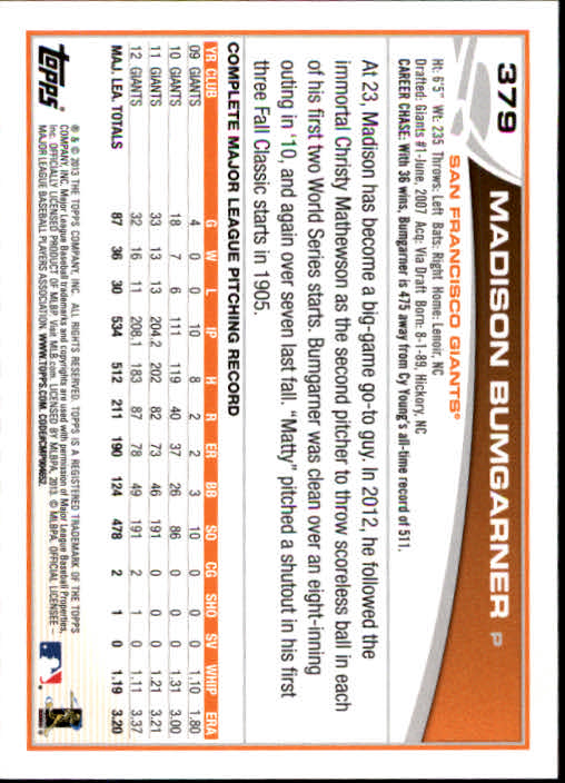 2013 Topps Baseball Card Pick 217-450 - Picture 316 of 454