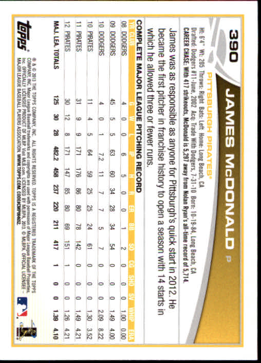 2013 Topps Baseball Card Pick 217-450 - Picture 338 of 454