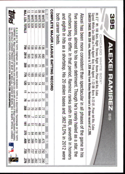 2013 Topps Baseball Card Pick 217-450 - Picture 348 of 454