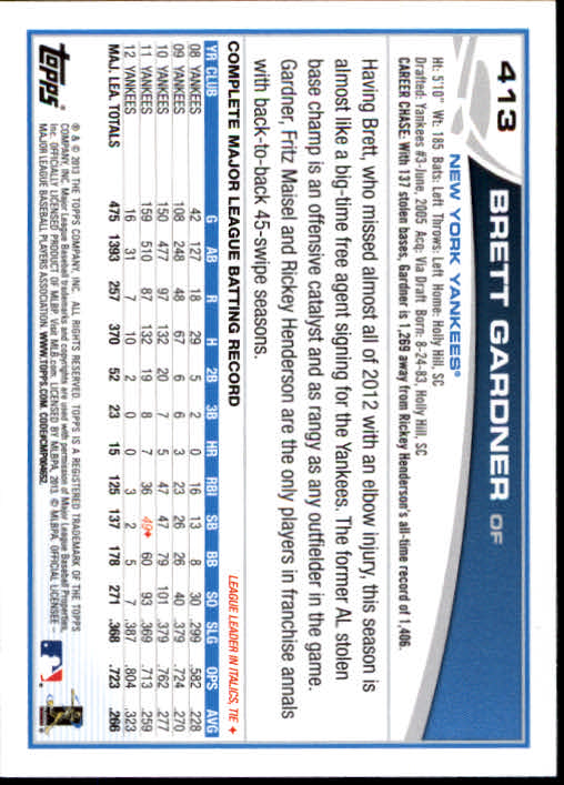2013 Topps Baseball Card Pick 217-450 - Picture 383 of 454