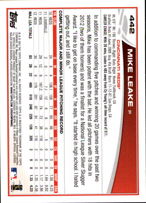 2013 Topps Baseball Card Pick 217-450 - Picture 439 of 454