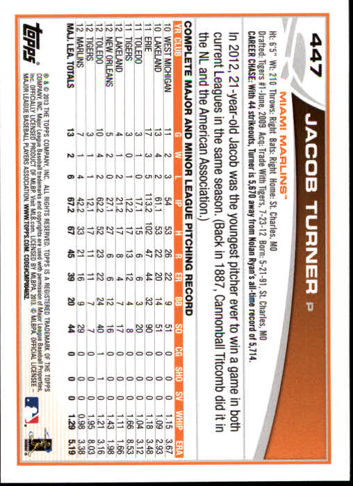 2013 Topps Baseball Card Pick 217-450 - Picture 449 of 454