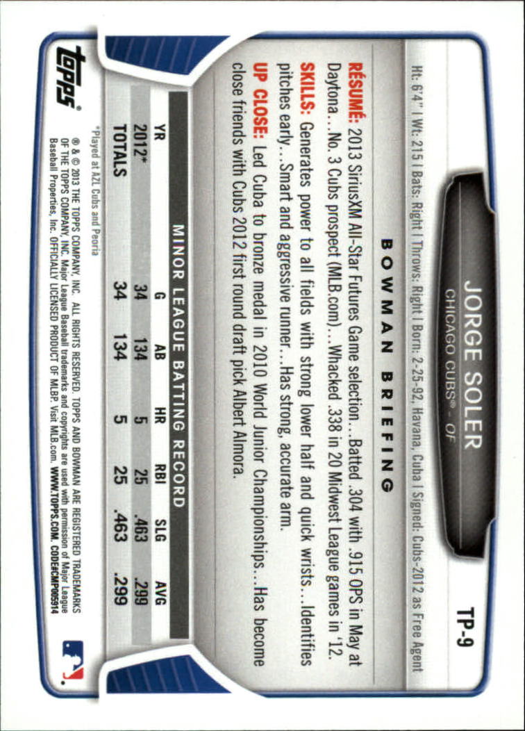2013 Bowman Draft Baseball Part 2 - Picture 106 of 193