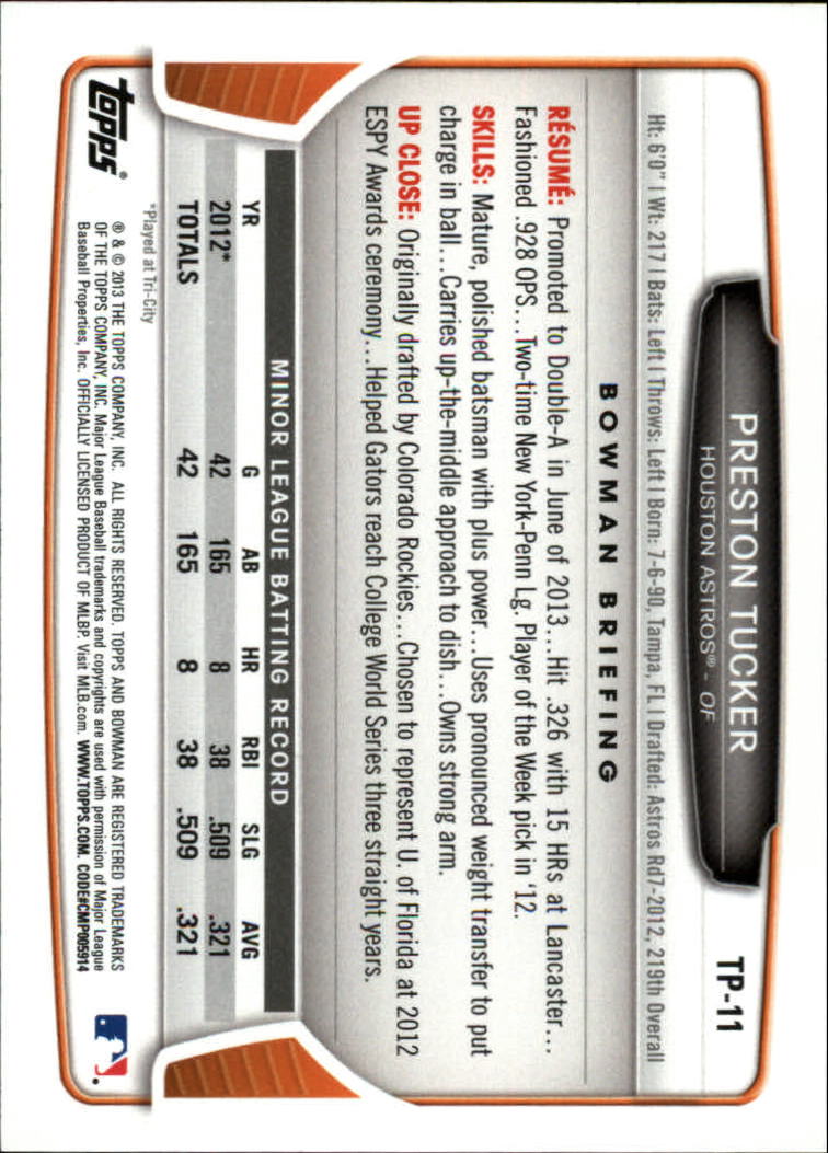 2013 Bowman Draft Baseball Part 2 - Picture 108 of 193
