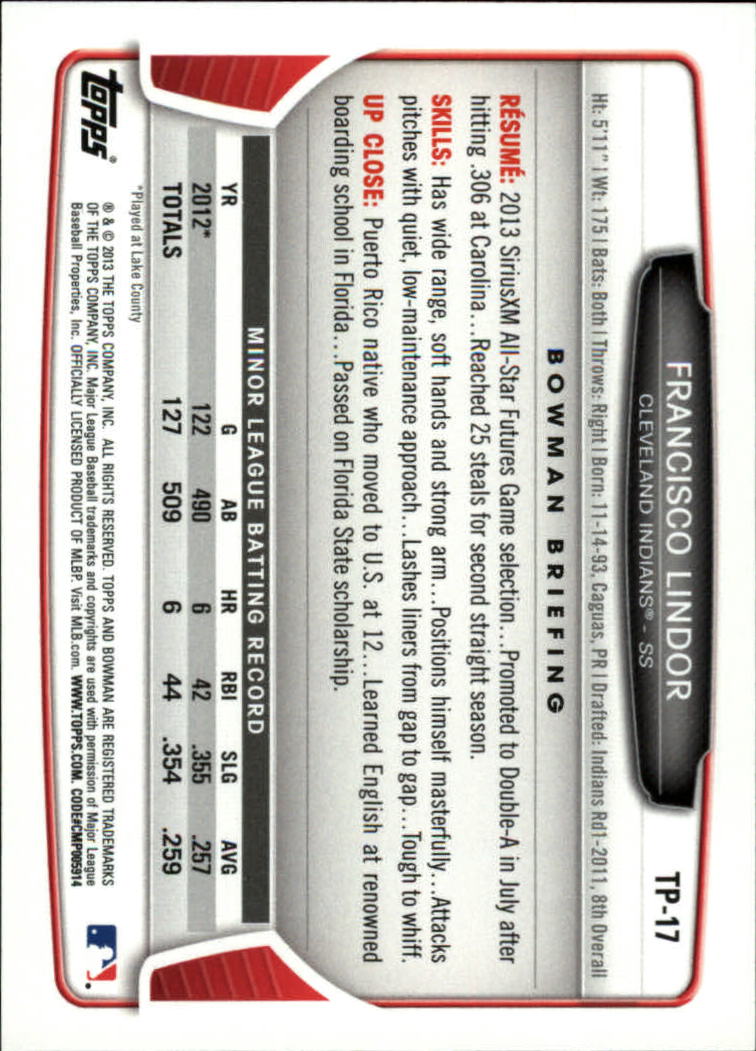 2013 Bowman Draft Baseball Part 2 - Picture 120 of 193