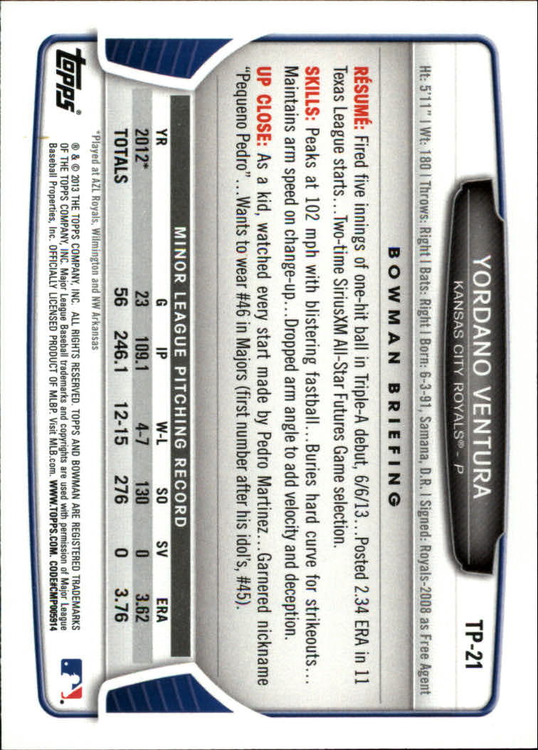 2013 Bowman Draft Baseball Part 2 - Picture 128 of 193