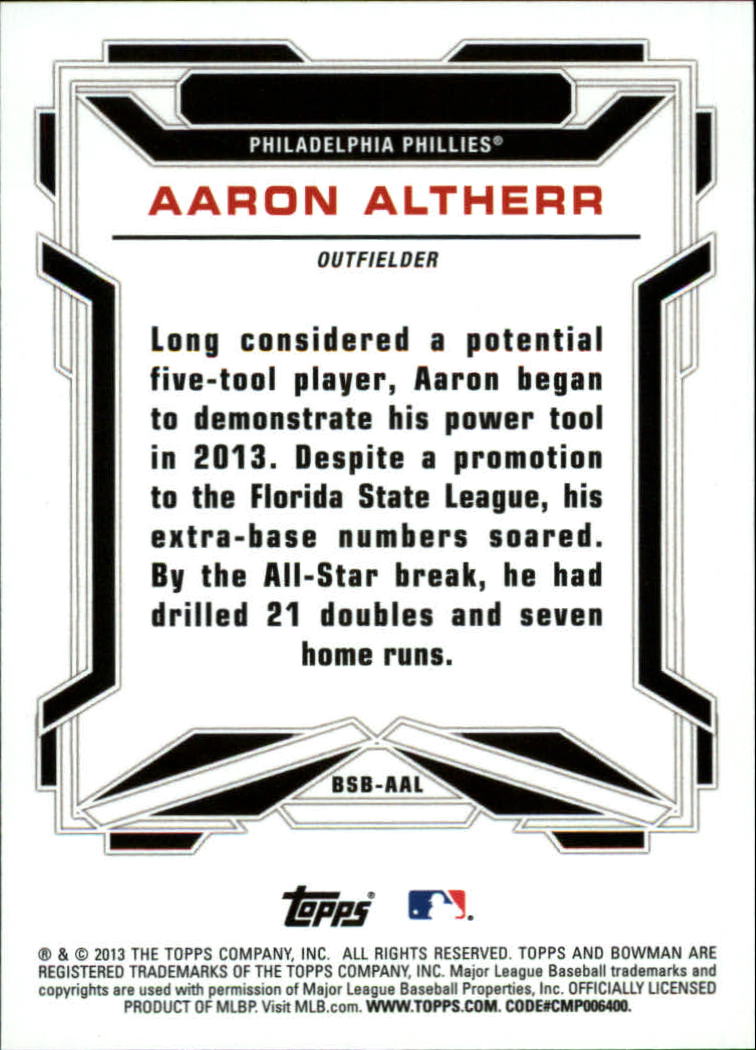 2013 Bowman Draft Baseball Part 2 - Picture 12 of 193