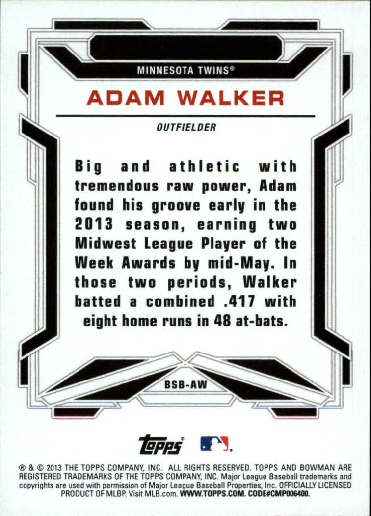 2013 Bowman Draft Baseball Part 2 - Picture 18 of 193