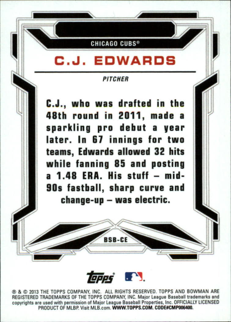 2013 Bowman Draft Baseball Part 2 - Picture 26 of 193