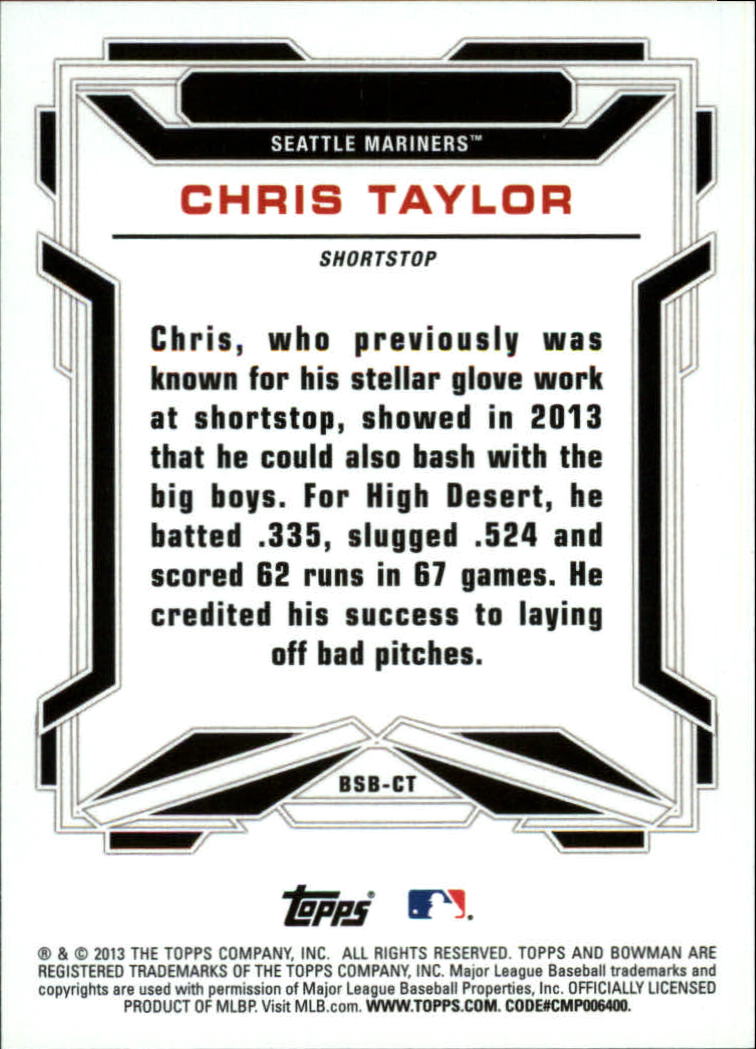 2013 Bowman Draft Baseball Part 2 - Picture 28 of 193