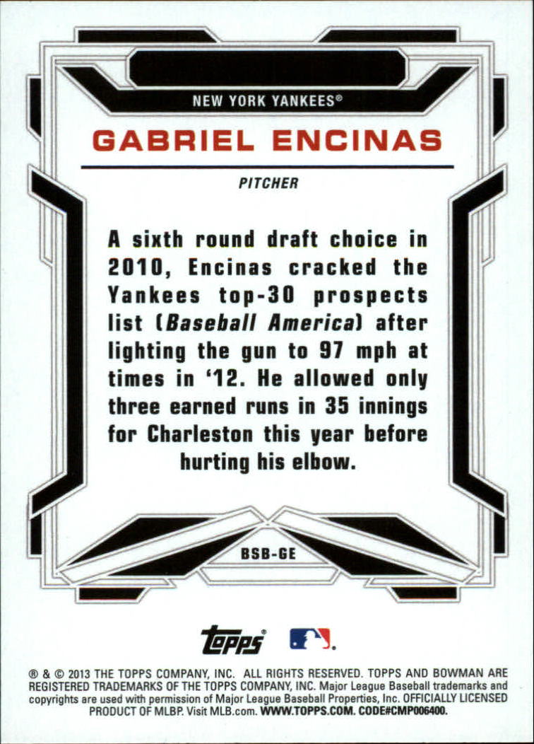 2013 Bowman Draft Baseball Part 2 - Picture 30 of 193