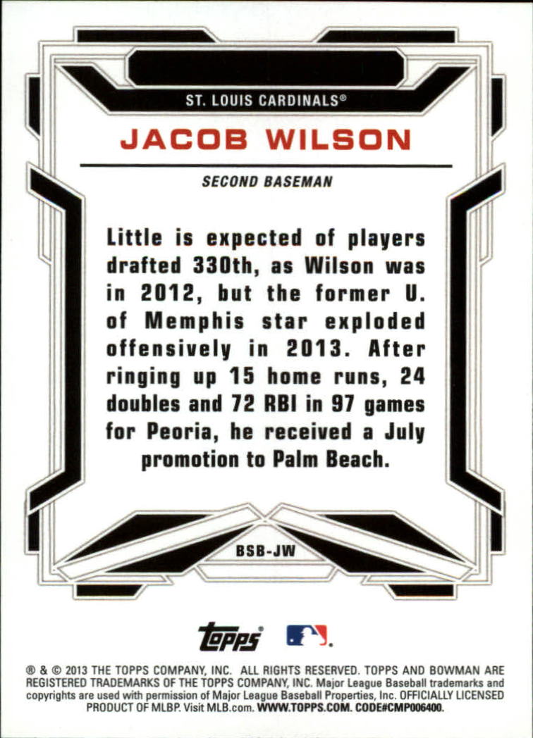 2013 Bowman Draft Baseball Part 2 - Picture 38 of 193