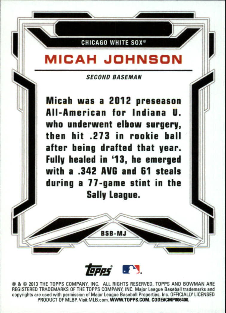 2013 Bowman Draft Baseball Part 2 - Picture 44 of 193