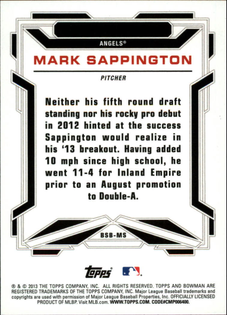 2013 Bowman Draft Baseball Part 2 - Picture 46 of 193