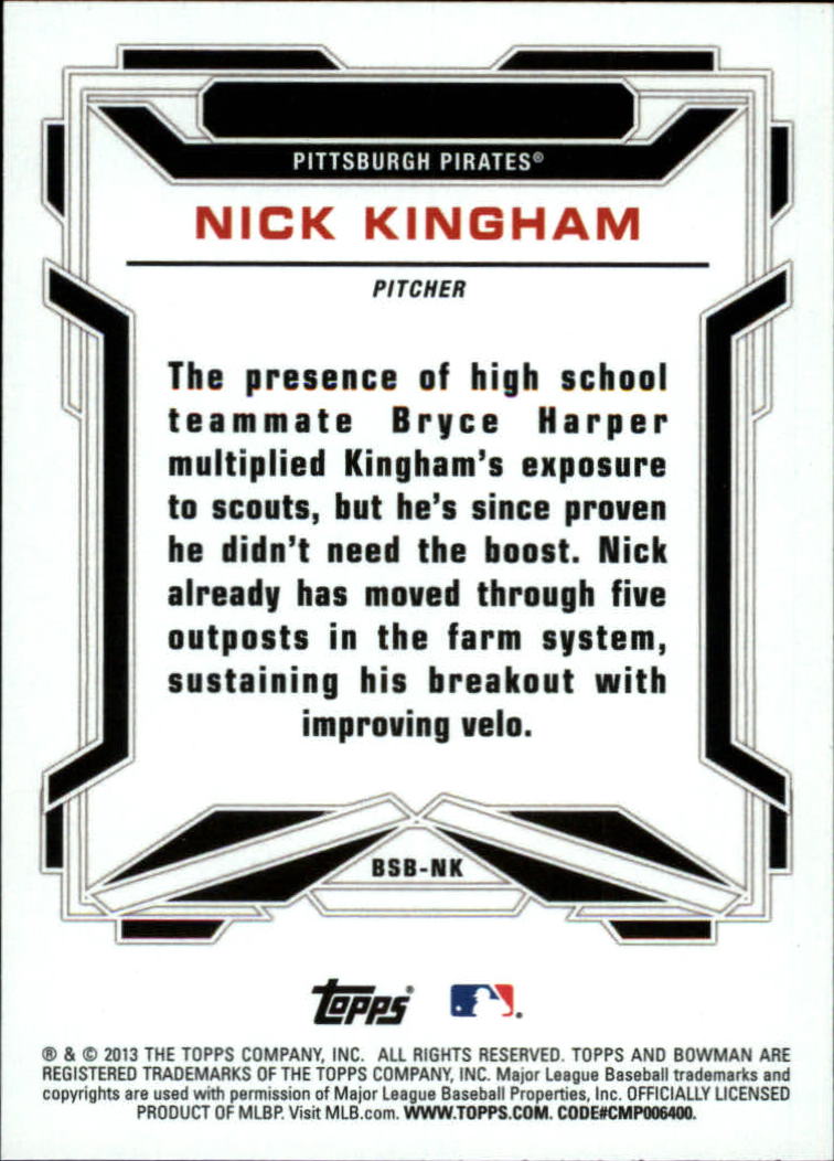 2013 Bowman Draft Baseball Part 2 - Picture 52 of 193