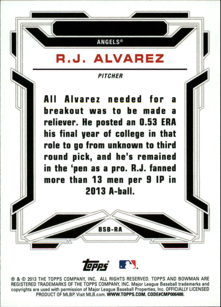2013 Bowman Draft Baseball Part 2 - Picture 60 of 193