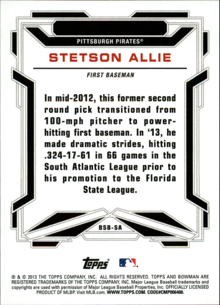 2013 Bowman Draft Baseball Part 2 - Picture 68 of 193