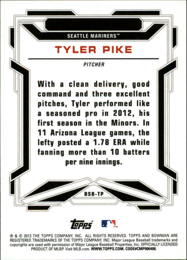 2013 Bowman Draft Baseball Part 2 - Picture 74 of 193