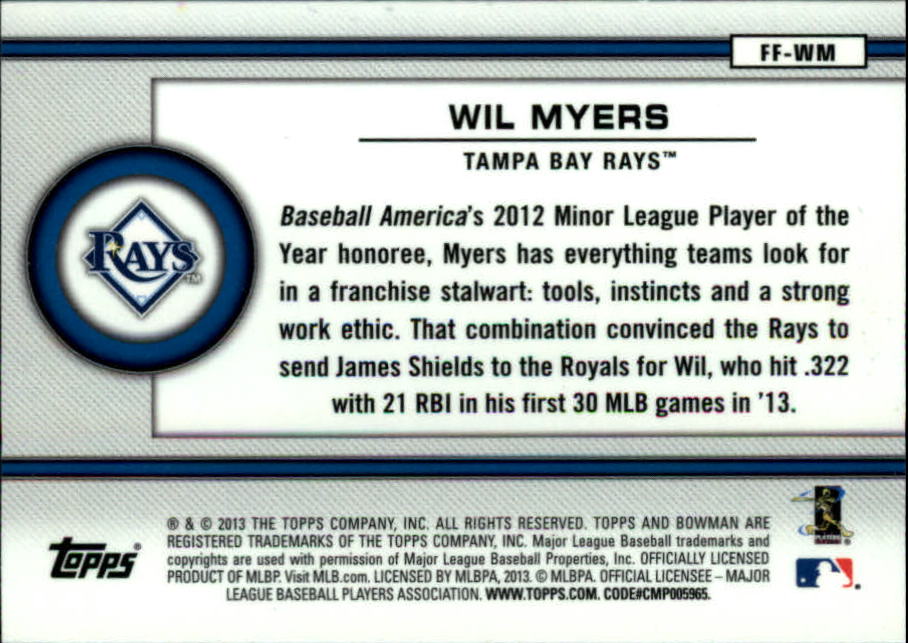 2013 Bowman Draft Baseball Part 2 - Picture 3 of 193
