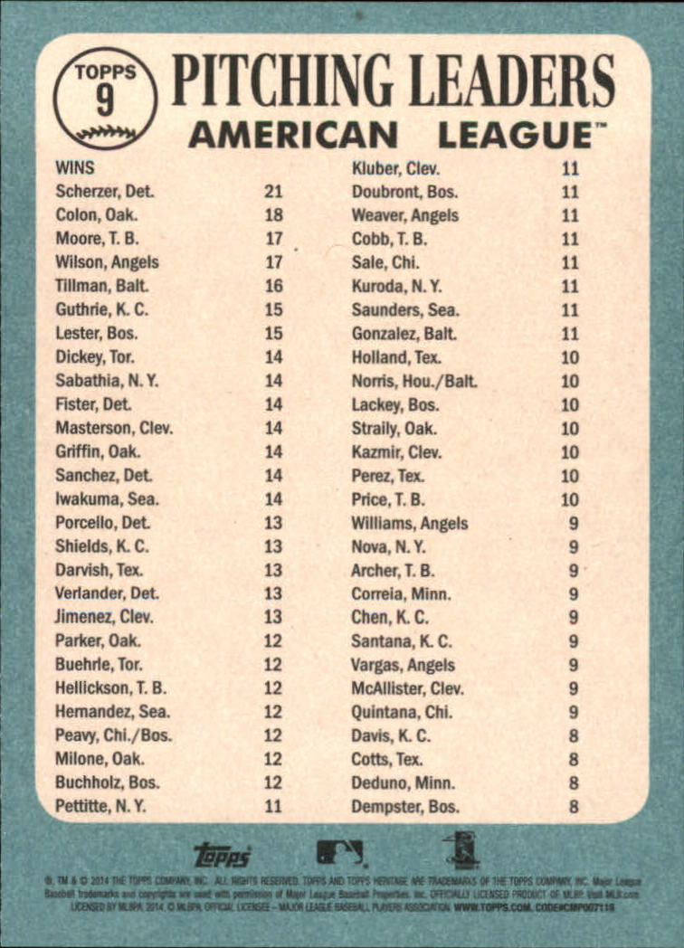 2014 Topps Heritage Baseball Card Pick 2-262 - Picture 13 of 489
