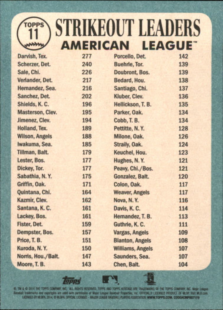 2014 Topps Heritage Baseball Card Pick 2-262 - Picture 17 of 489