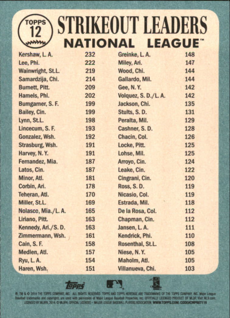 2014 Topps Heritage Baseball Card Pick 2-262 - Picture 19 of 489