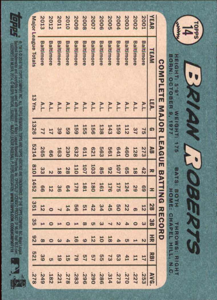 2014 Topps Heritage Baseball Card Pick 2-262 - Picture 23 of 489